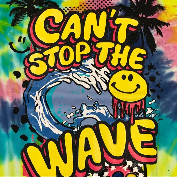 Men’s “Can’t Stop The Wave” tee 🛑 🌊. Size Large. - Picture 5 of 7